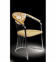 картинка Стул кресло Лира хром металлкаркас от магазина "kuhnitop.ru"